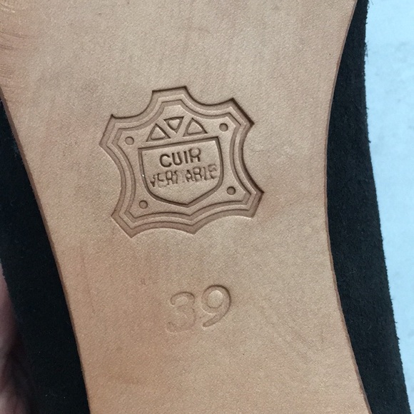 Exclamation Point Black Tassel Loafers 39 - Picture 11 of 12